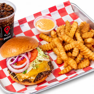 Combo 6                                                          All American Cheese Burger